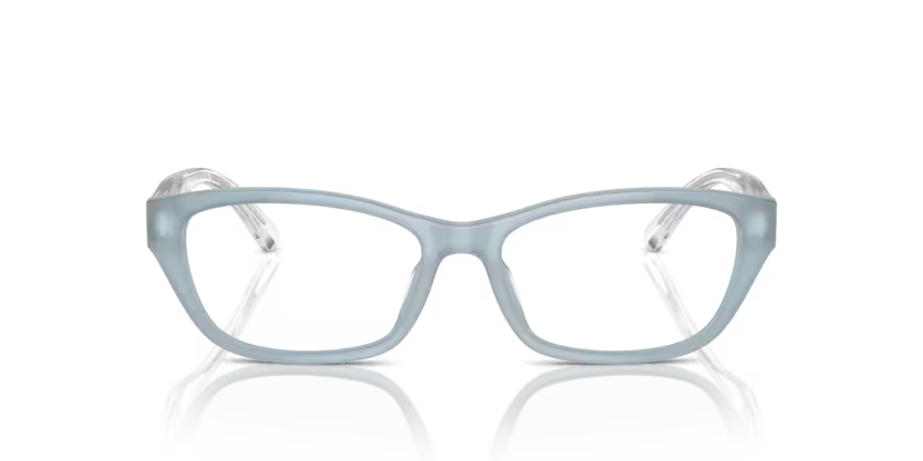 Emporio Armani EA3238U 6096 Shiny Opaline Azure Cat-Eye Eyeglasses