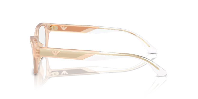 Emporio Armani EA3238U 6098 Shiny Opaline Tundra Cat-Eye Eyeglasses