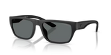 Emporio Armani EA4267U Rubberized Matte Black Pillow Sunglasses