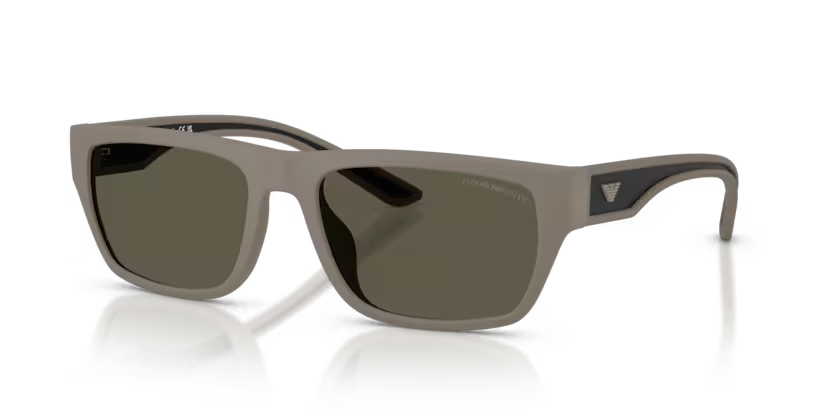 Emporio Armani EA4267U Rubberized Matte Black Pillow Sunglasses
