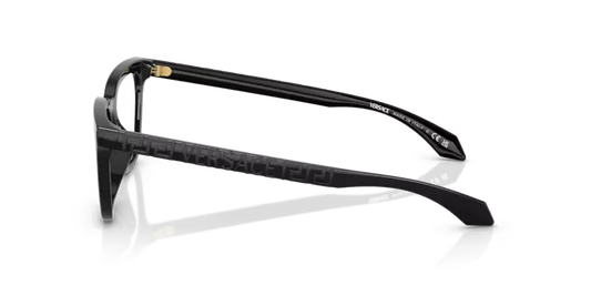 Black sunglasses with a reflective surface on a clear background