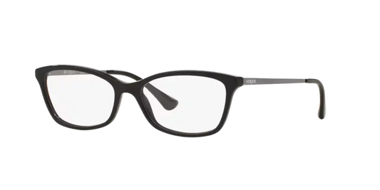 Black-framed eyeglasses on a transparent background