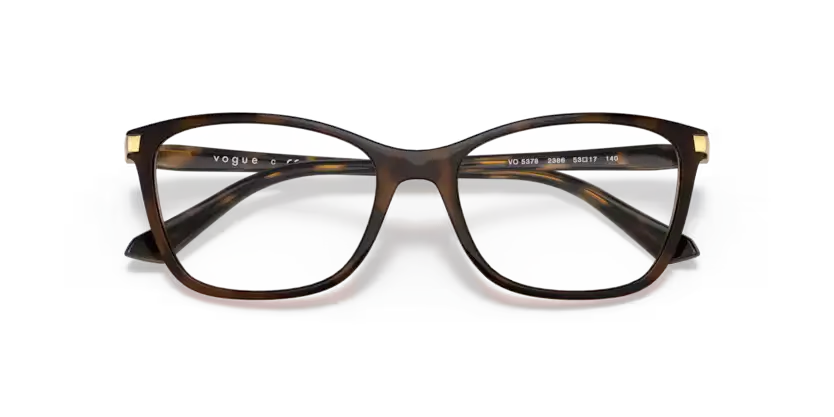 Eyeglasses with a reflective surface on a white background