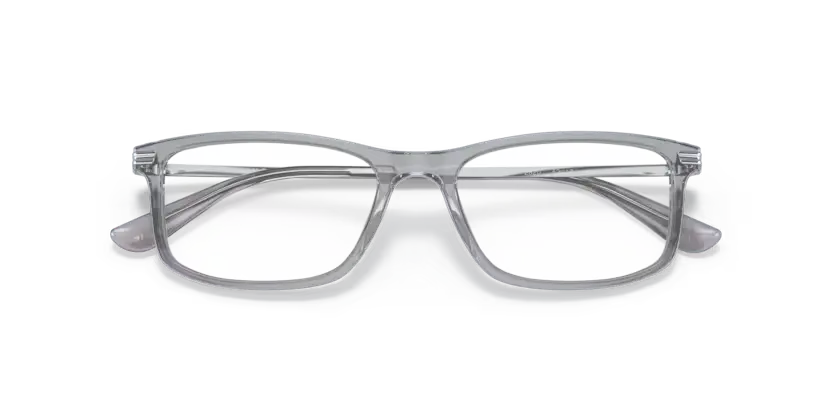 Clear eyeglasses on a transparent background
