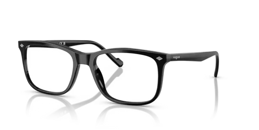 Black eyeglasses on a transparent background