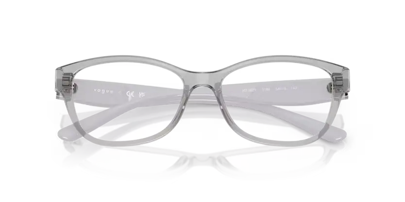 Clear eyeglasses on a transparent background
