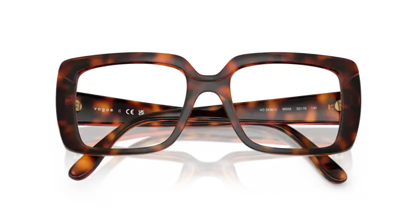 Tortoiseshell sunglasses with reflective surface on a black background