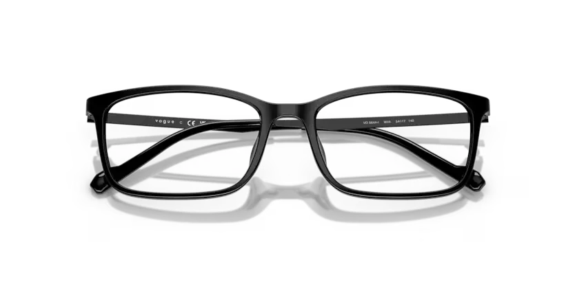 Black eyeglasses on a transparent background