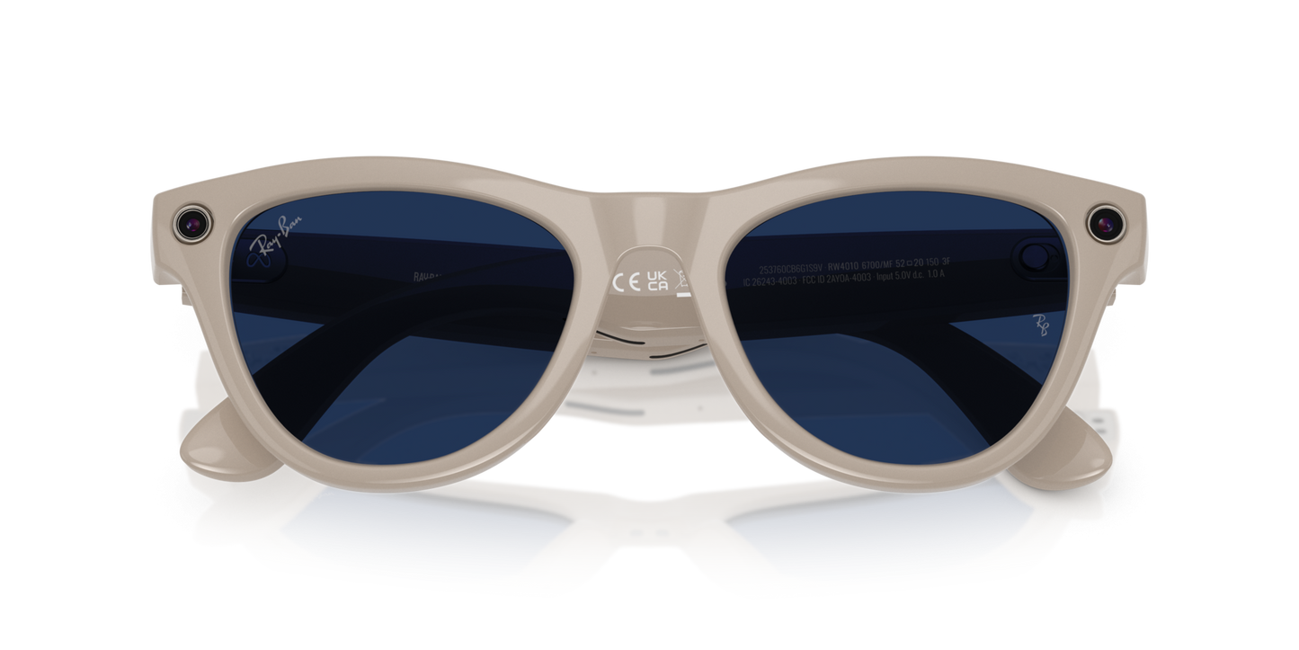 Ray-Ban | Meta Skyler Chalky Gray - Gen 1 RW40106700MF RAY-BAN META
