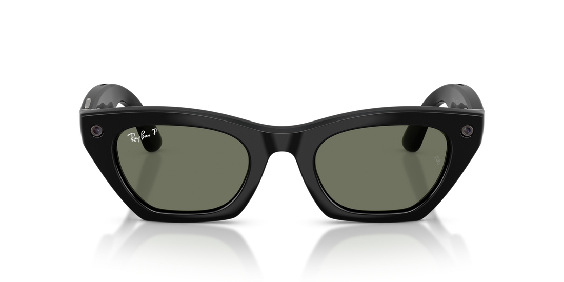 Ray-Ban Meta Zena (Gen 3) Black Green Polarized RW4015 601/9A 49 Smart Glasses