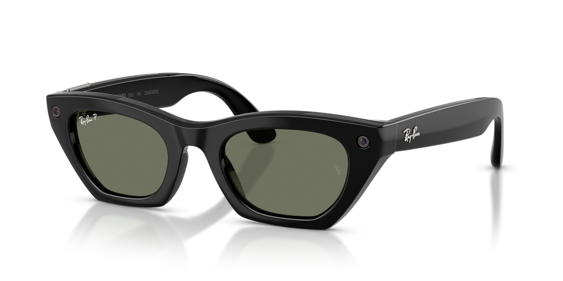 Ray-Ban Meta Zena (Gen 3) Black Green Polarized RW4015 601/9A 49 Smart Glasses