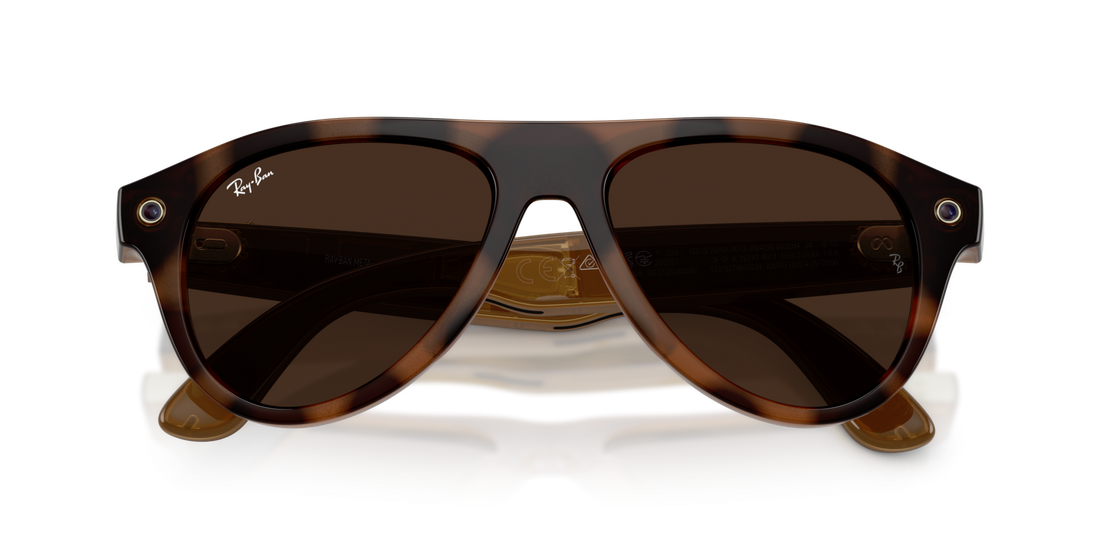 Ray-Ban Meta Aviator (GEN-3) Havana Transitions Brown Transitions RW4016 6905M4 54 Smart Glasses