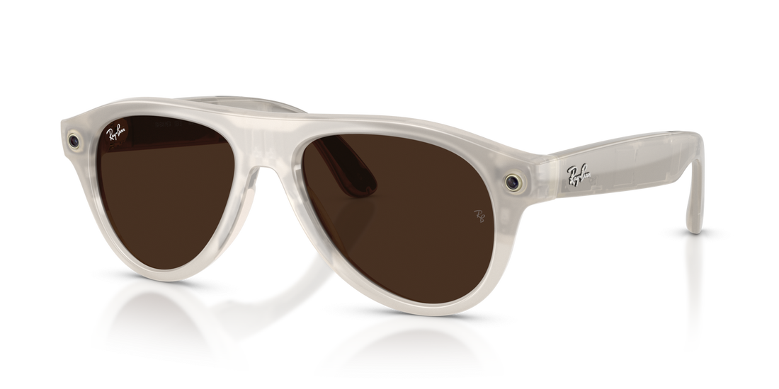Ray-Ban Meta Aviator (Gen 3) Milky Warm Beige Transitions Brown Transitions RW4016 6907/M4 54 Smart Glasses