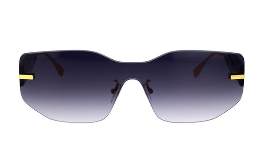FENDI FE40066U 31W 0002 Rimless 140 140 Composite Plastic + Metal SUNGLASSES