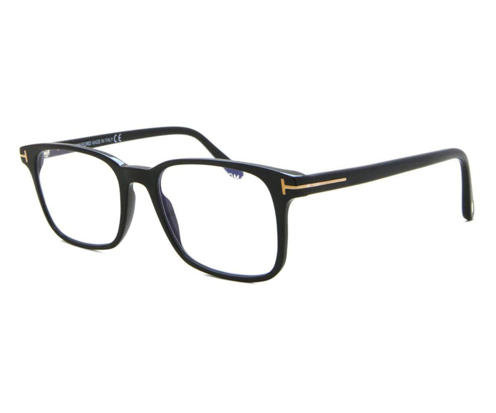 Tom Ford FT5831-B 001 Shiny Black Square Eyeglasses