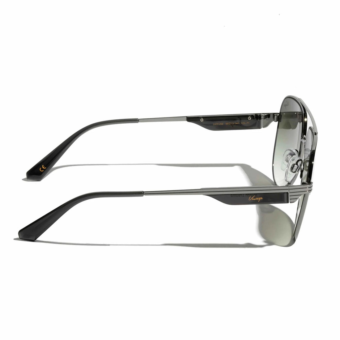 Diffuse – Unisex Nickel Metal Sunglasses
