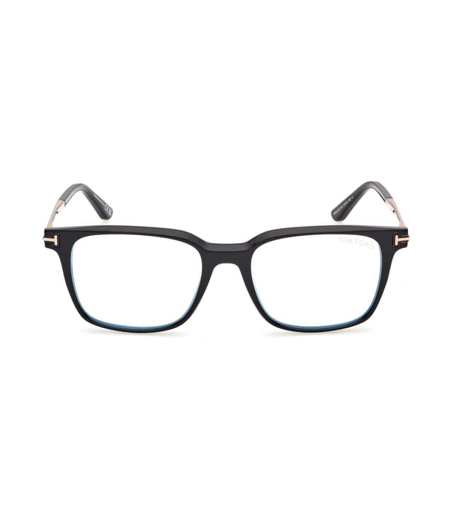 Tom Ford FT6124-B 001 Shiny Black Square Eyeglasses