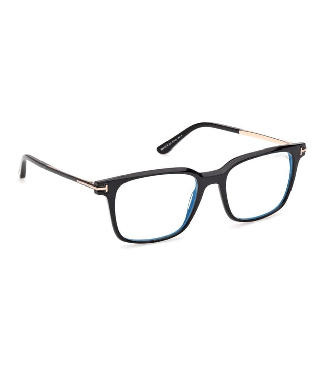 Tom Ford FT6124-B 001 Shiny Black Square Eyeglasses