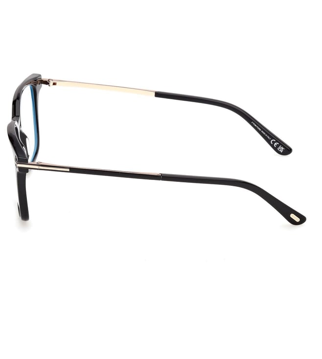 Tom Ford FT6124-B 001 Shiny Black Square Eyeglasses