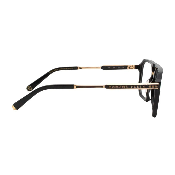 Clear eyeglasses on a white background