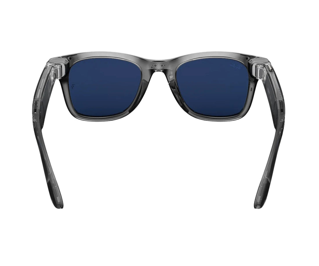 RW4012 Meta Wayfarer Large (GEN 2) Transparent Grey Clear Sapphire 6840/MF 50