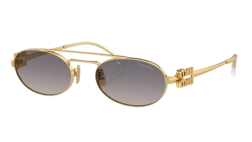 Miu Miu 54ZS 5AK/30C Gold Sunglasses