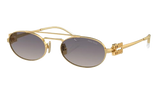 Miu Miu 54ZS 5AK/30C Gold Sunglasses