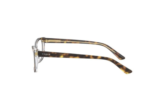 Tortoiseshell eyeglasses on a white background