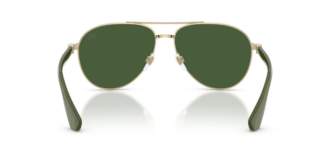 Burberry BE3167 110971 Light Gold Pilot Sunglasses