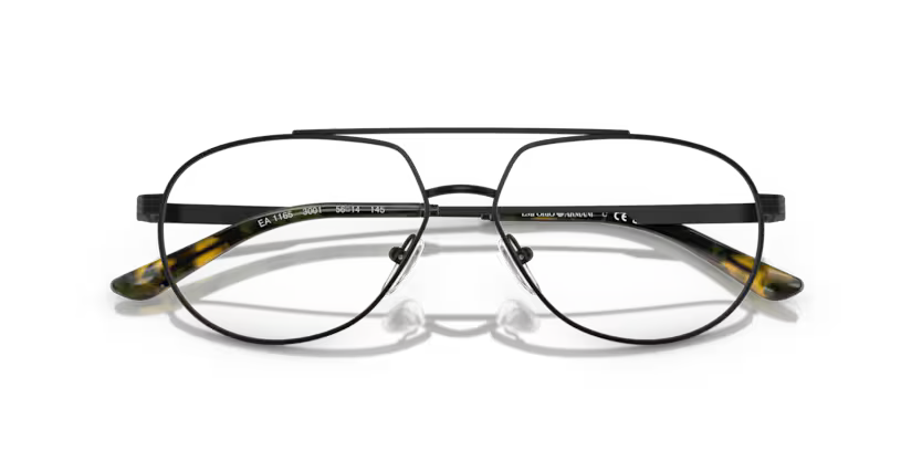 Emporio Armani EA1165 3001 Men's Aviator Eyeglasses