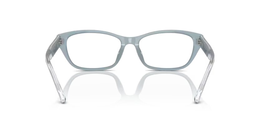 Emporio Armani EA3238U 6096 Shiny Opaline Azure Cat-Eye Eyeglasses