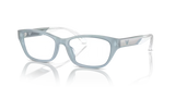 Emporio Armani EA3238U 6096 Shiny Opaline Azure Cat-Eye Eyeglasses