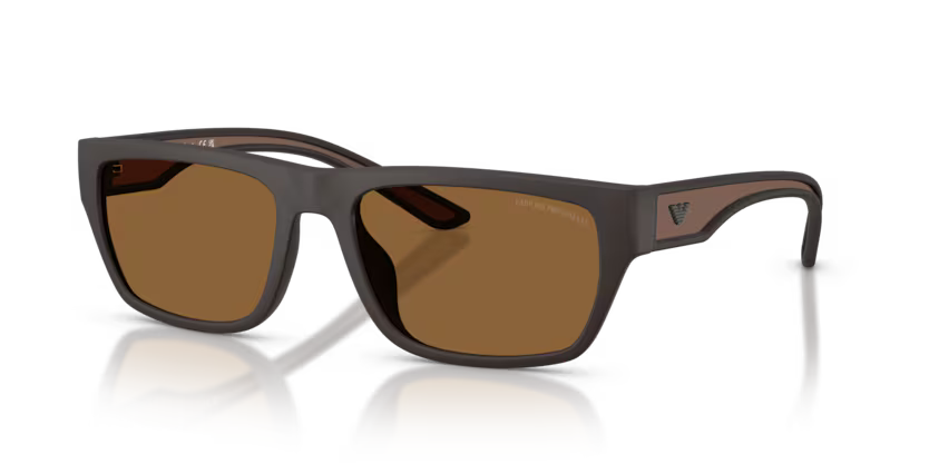 Emporio Armani EA4267U Rubberized Matte Black Pillow Sunglasses