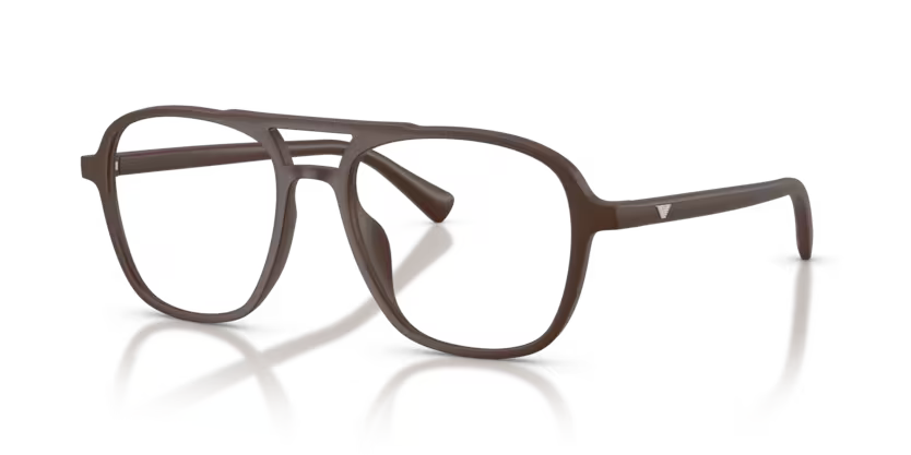 Emporio Armani EA4279U Matte Black Aviator Clip-On Sunglasses