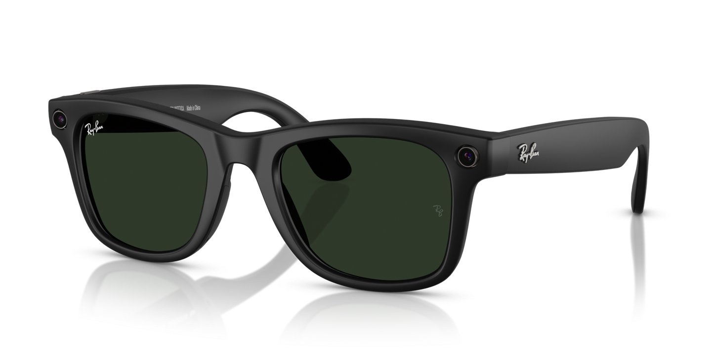 Ray-Ban | Meta Wayfarer Large Matte Black - Gen 1 RW4008601S1M Nayan Sukh Exclusive