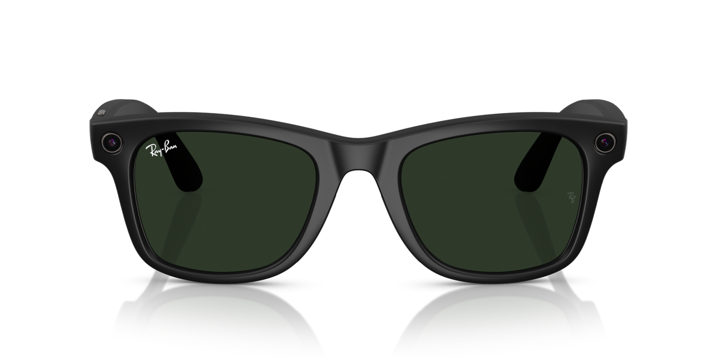 Ray-Ban | Meta Wayfarer Large Matte Black - Gen 1 RW4008601S1M Nayan Sukh Exclusive