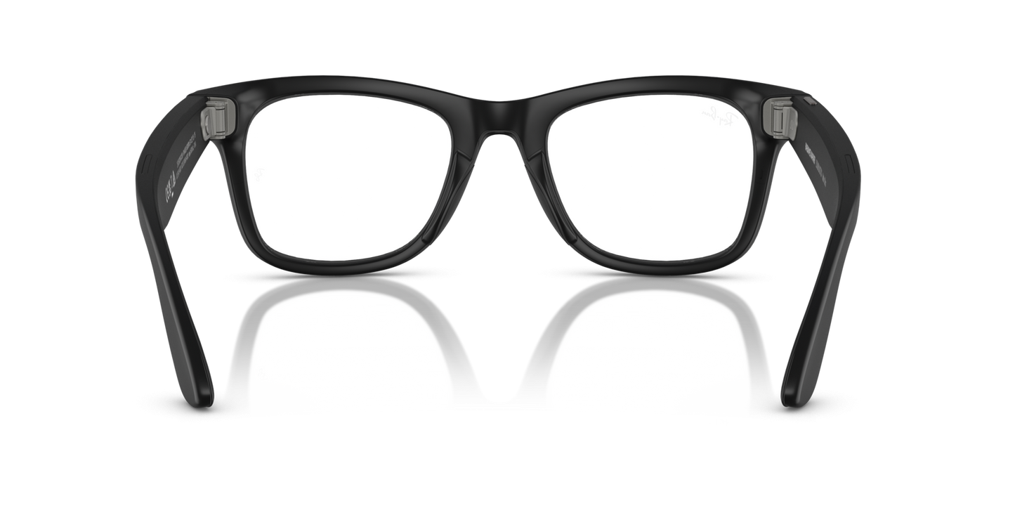 Ray-Ban | Meta Wayfarer Large Matte Black - Gen 1 RW4008601S1M Nayan Sukh Exclusive
