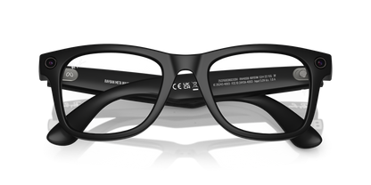 Ray-Ban | Meta Wayfarer Large Matte Black - Gen 1 RW4008601S1M Nayan Sukh Exclusive