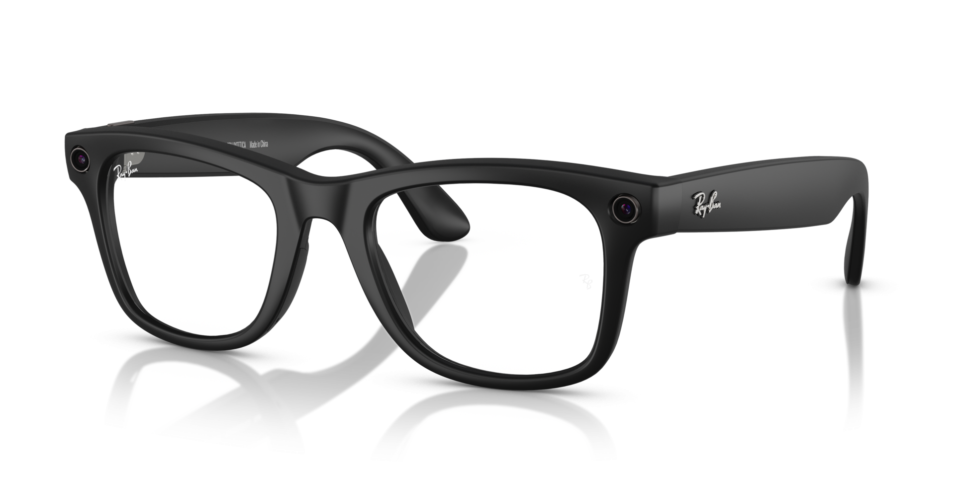 Ray-Ban | Meta Wayfarer Large Matte Black - Gen 1 RW4008601S1M Nayan Sukh Exclusive