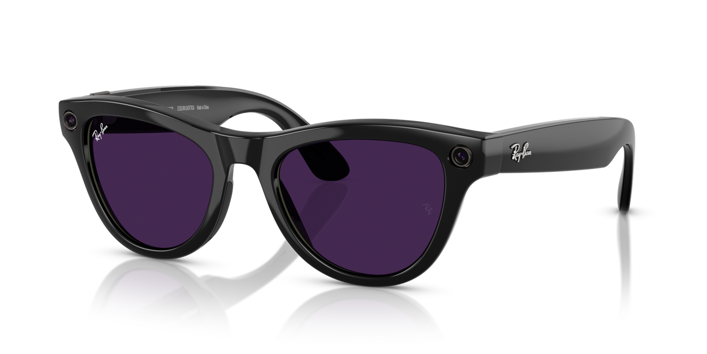 Ray-Ban | Meta Skyler Shiny Black - Gen 1 0RW4010601CH RAY-BAN META