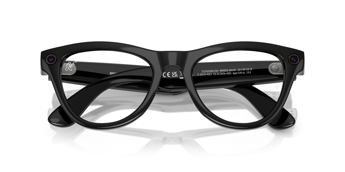Ray-Ban | Meta Skyler Shiny Black - Gen 1 0RW4010601CH RAY-BAN META