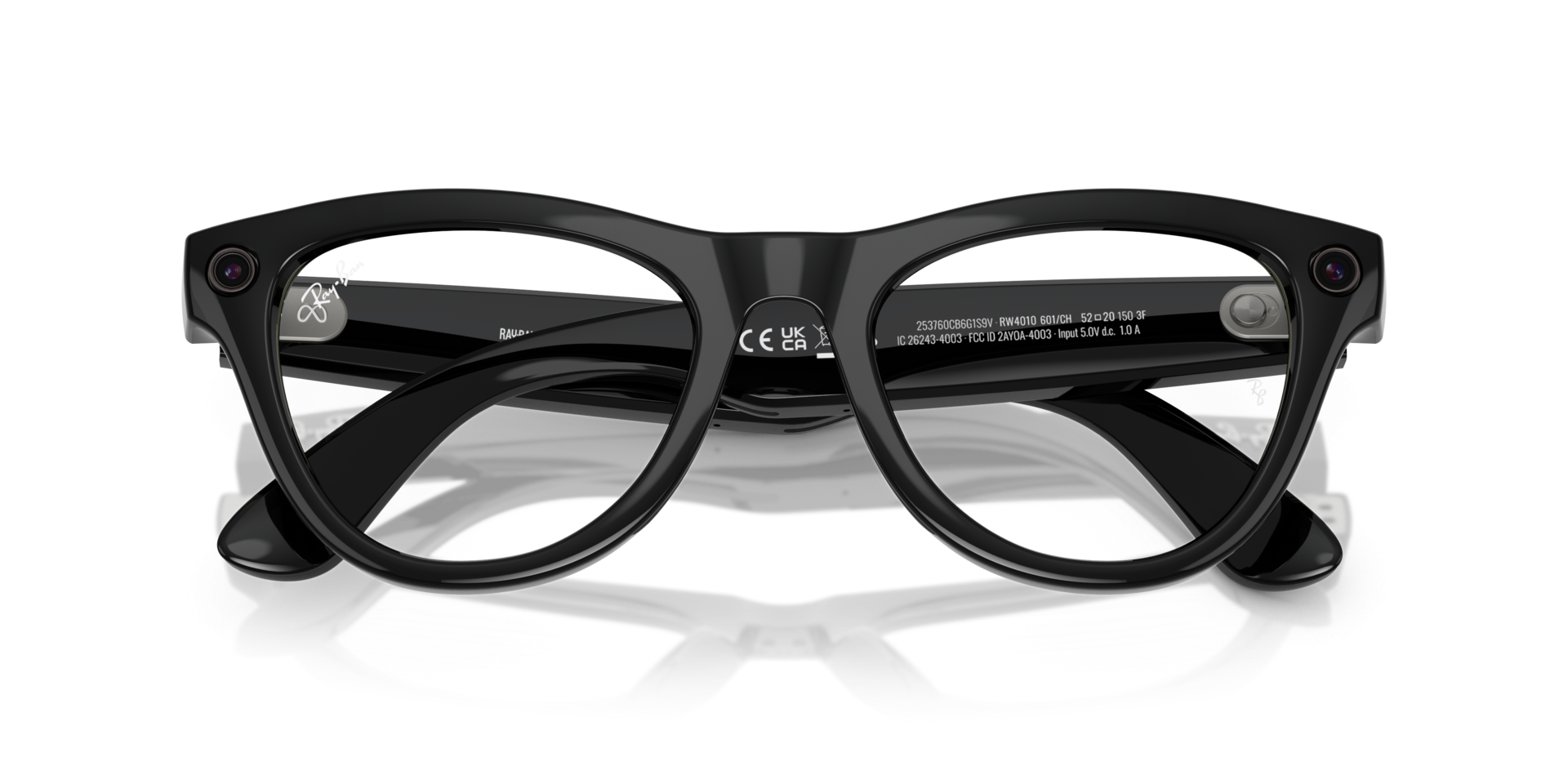 Ray-Ban | Meta Skyler Shiny Black - Gen 1 0RW4010601CH RAY-BAN META