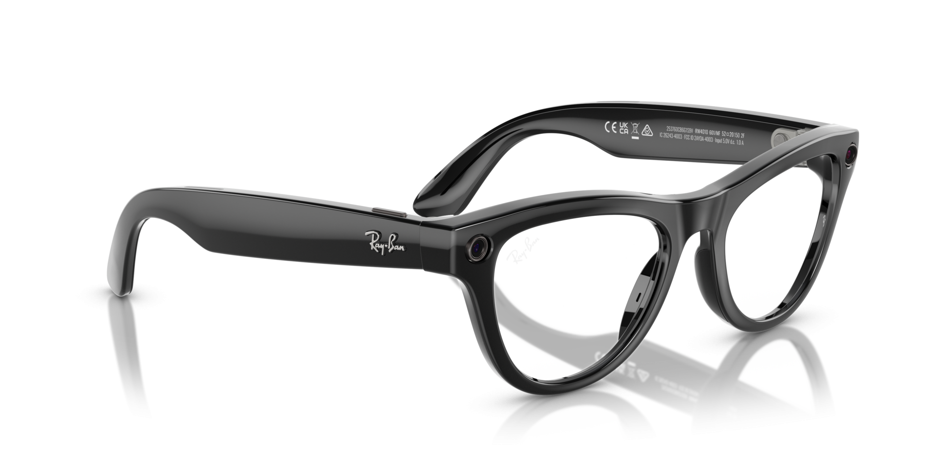 Ray-Ban | Meta Skyler Shiny Black - Gen 1 RW4010601MF RAY-BAN META