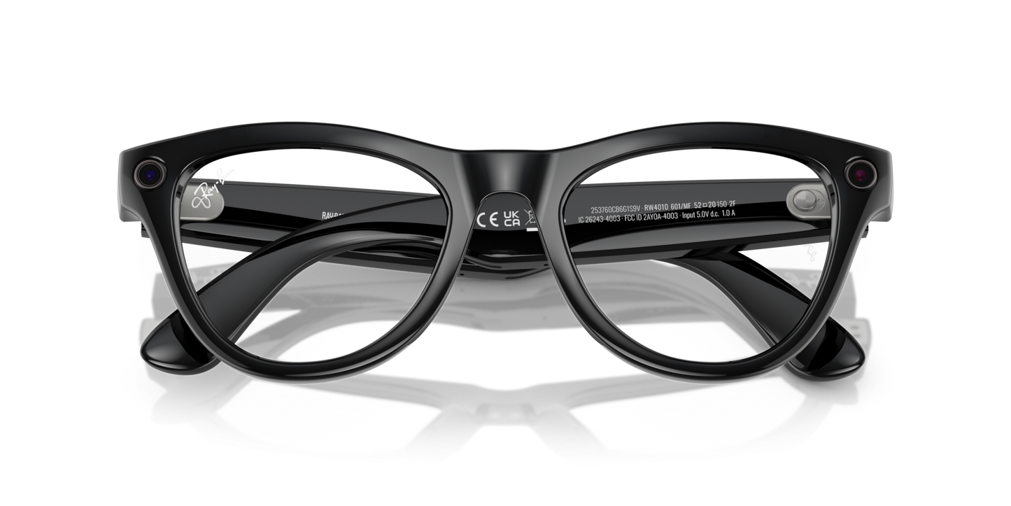 Ray-Ban | Meta Skyler Shiny Black - Gen 1 RW4010601MF RAY-BAN META