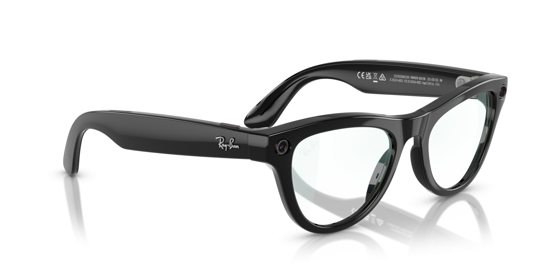 Ray-Ban | Meta Skyler Shiny Black - Gen 1 RW4010601SB RAY-BAN META