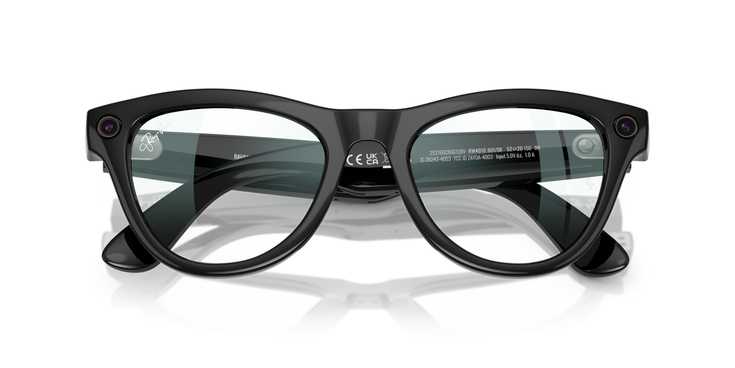 Ray-Ban | Meta Skyler Shiny Black - Gen 1 RW4010601SB RAY-BAN META