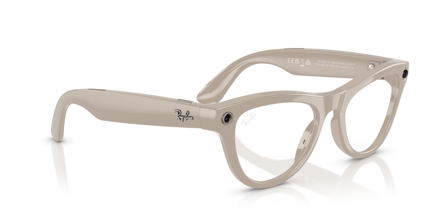 Ray-Ban | Meta Skyler Chalky Gray - Gen 1  RW40106700MF RAY-BAN META