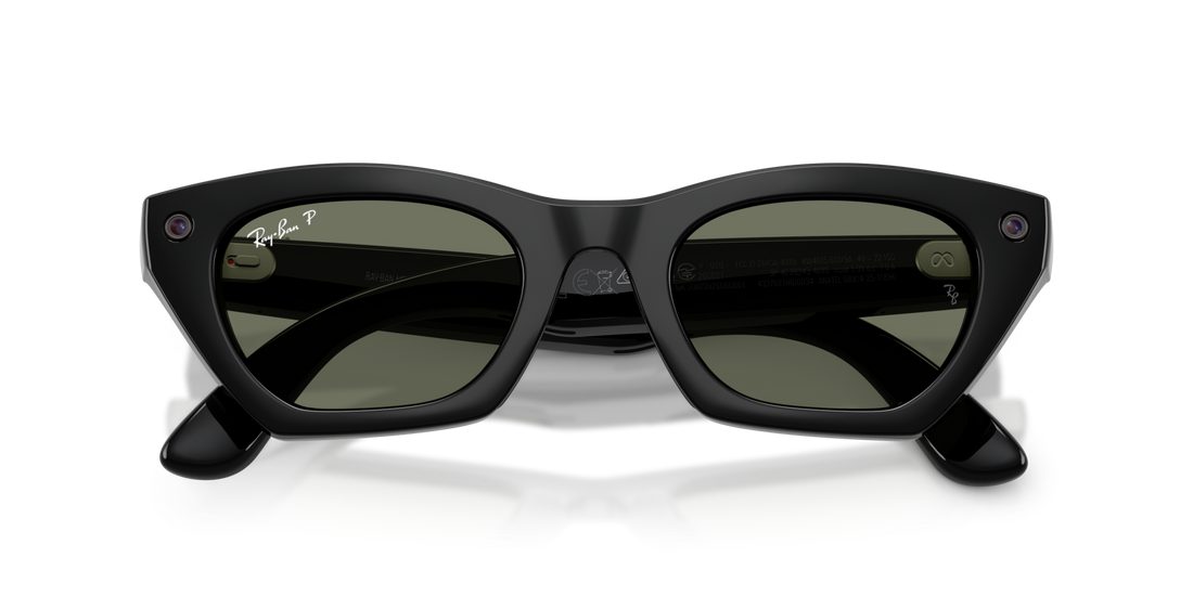 Ray-Ban Meta Zena (Gen 3)  Black Green Polarized RW4015 601/9A 49 Smart Glasses