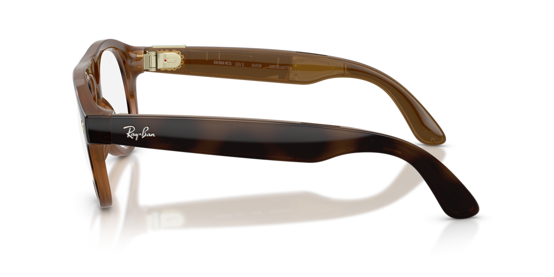 Ray-Ban Meta Aviator (GEN-3) Havana Transitions Brown Transitions RW4016 6905M4 54 Smart Glasses