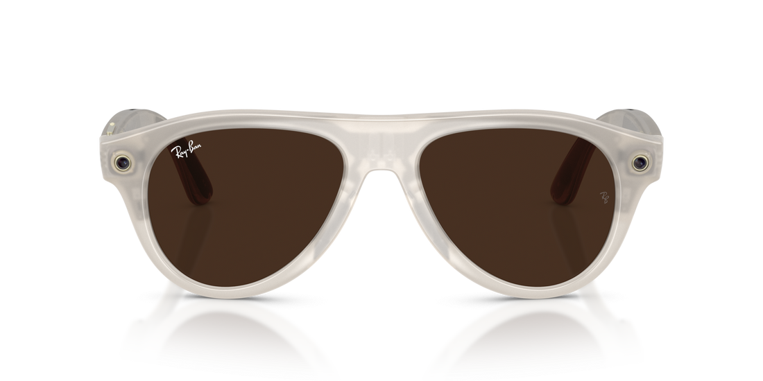 Ray-Ban Meta Aviator (Gen 3)  Milky Warm Beige Transitions Brown Transitions RW4016 6907/M4 54 Smart Glasses